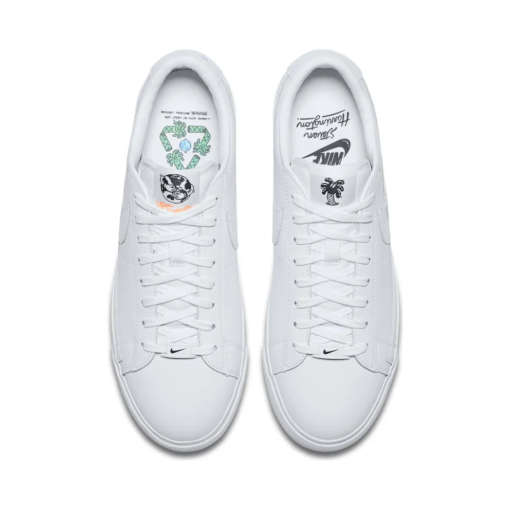 Nike Blazer Flyleather Steve Harrington Earth Day (2019) White/White-White (CI5546-100)