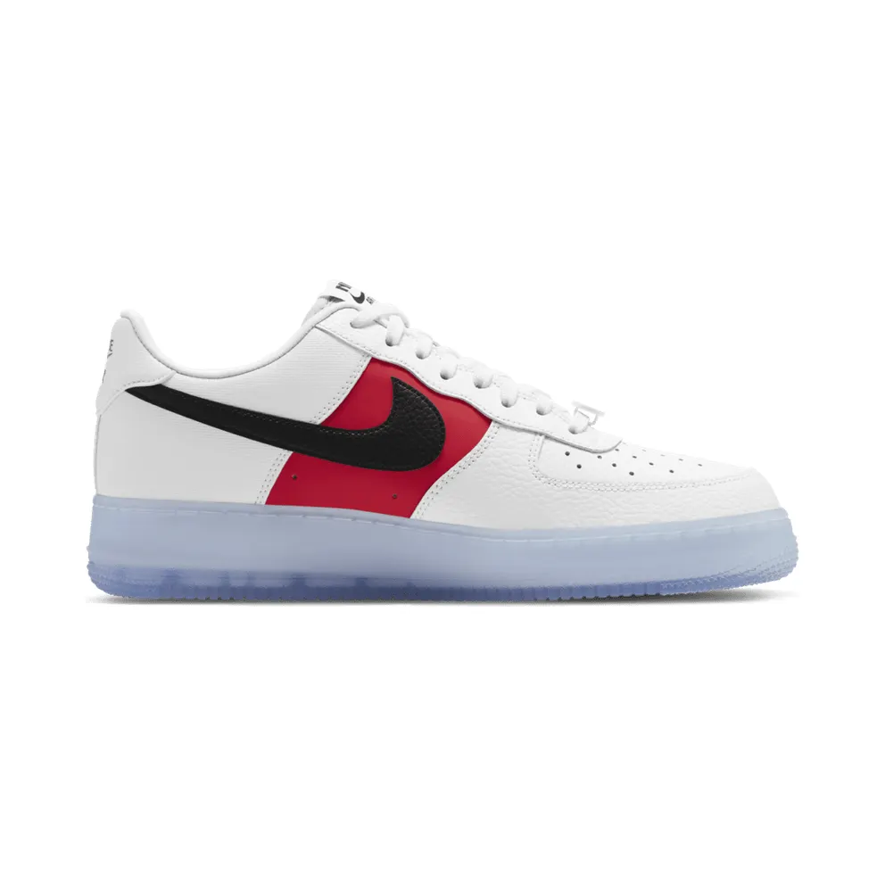 Nike Air Force 1 Low White Red Black (Icy Soles) White/Vast Grey-University Red-Black (CT2295-110)