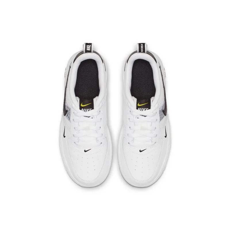 Nike Air Force 1 Low Utility White Black (PS) White/White-Black-Tour Yellow (AV4272-100)