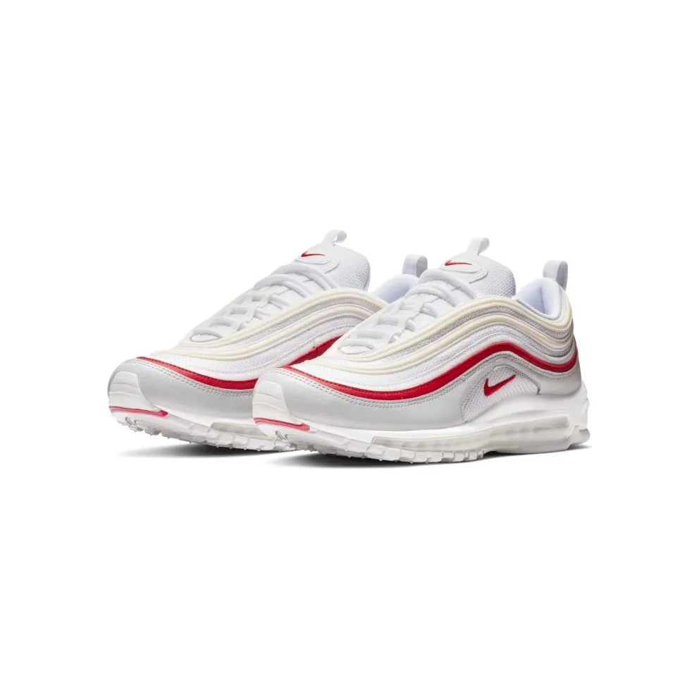 Nike Air Max 97 White Pure Platinum University Red Pure Platinum/University Red-White (AR5531-002)
