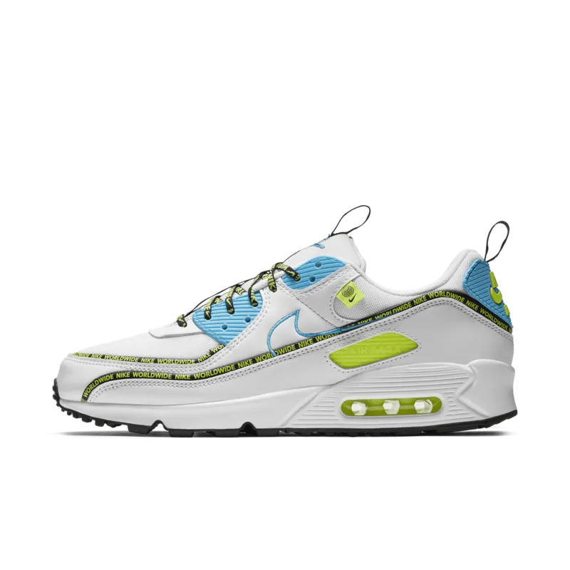 Nike Air Max 90 SE Worldwide White/Black/Volt (CZ6419-100)