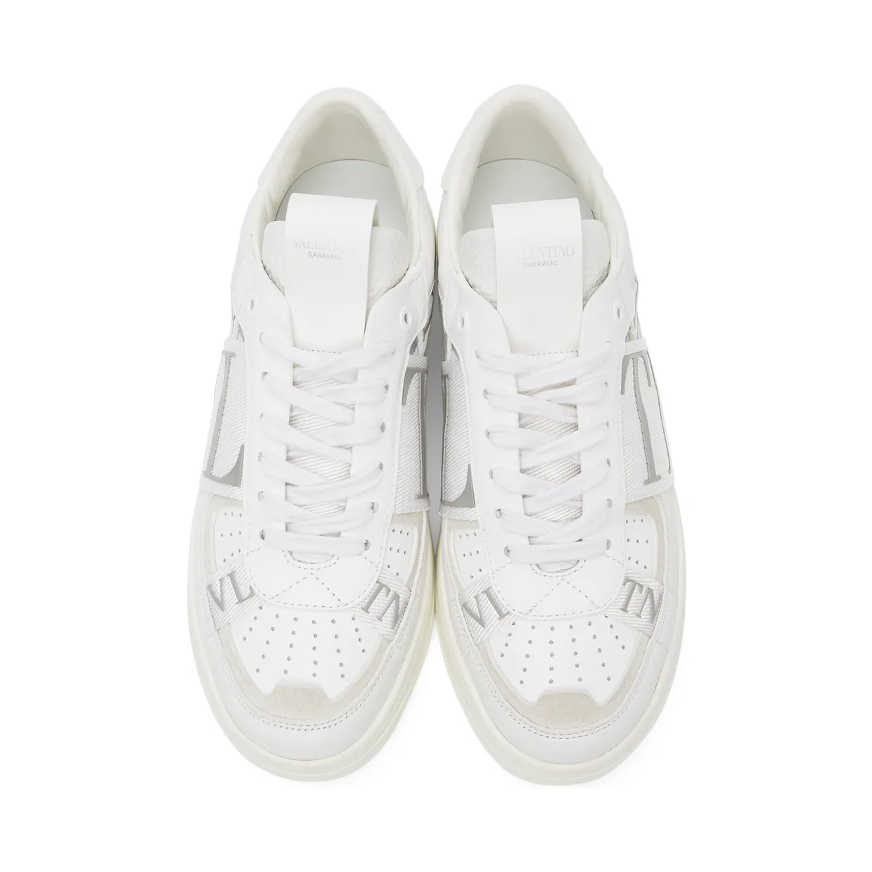 Valentino Garavani White & Red ‘VL7N’ Low Sneakers (WY2S0C58WRQ) (5)