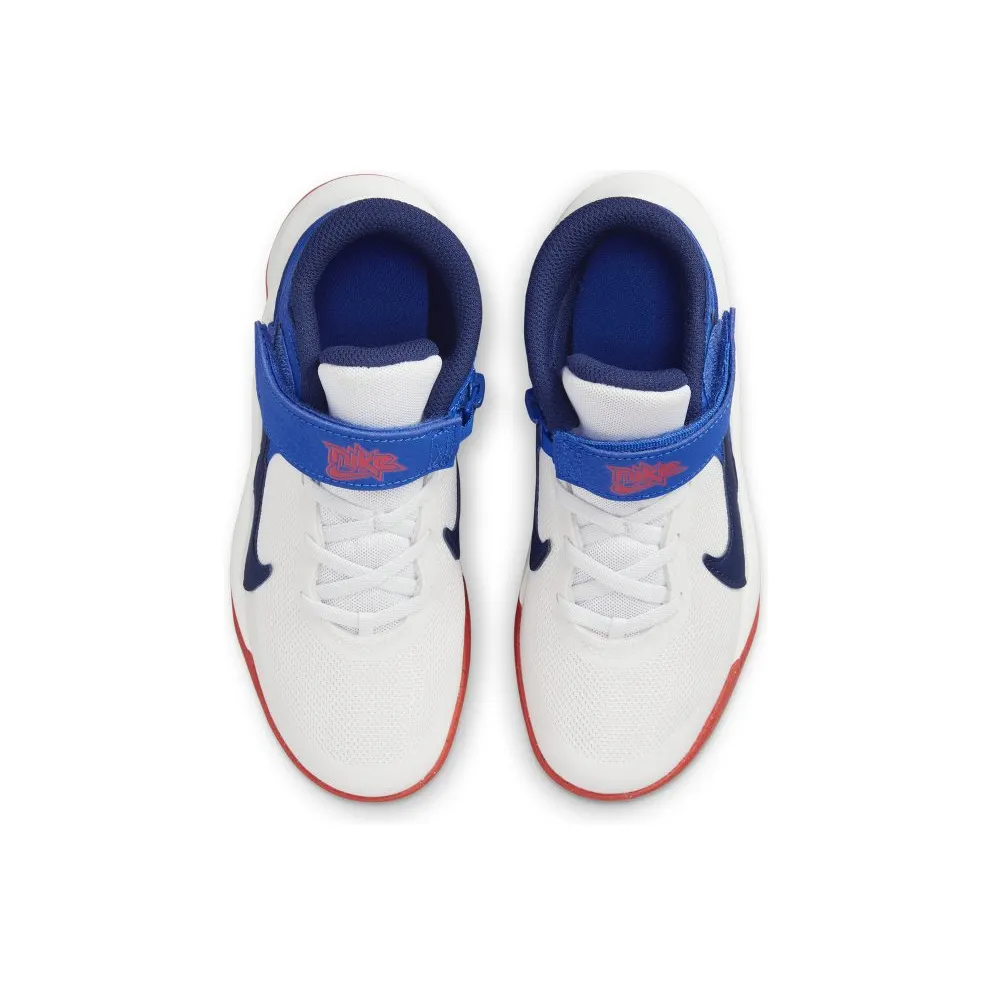 Nike Team Hustle D 10 FlyEase Younger Kids’ Easy On/Off White (DD7302-103)