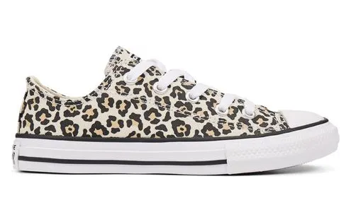 Converse Archive Leopard Chuck Taylor All Star Low Top für jüngere Kinder Black Black (366297C)
