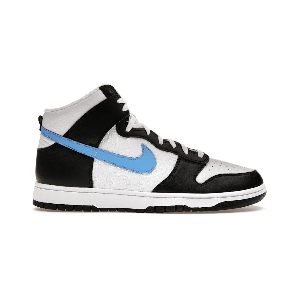 Nike Dunk High Retro FLC Black University Blue White (FJ4210-001)