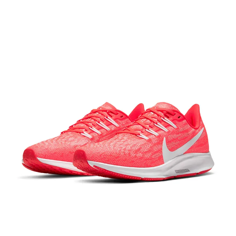 Nike Air Zoom Pegasus 36 Laser Crimson (W) Laser Crimson/Platinum Tint-Track Red-White (AQ2210-601)