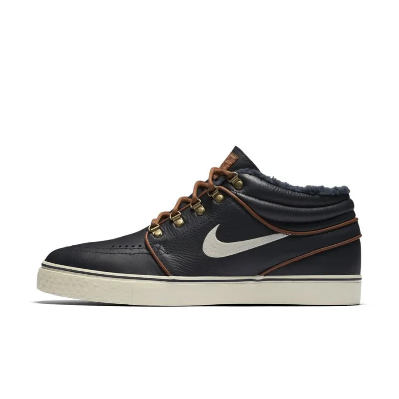 Nike SB Zoom Stefan Janoski Mid Obsidian Tan Dark Obsidian/Birch-Light British Tan (472679-423)