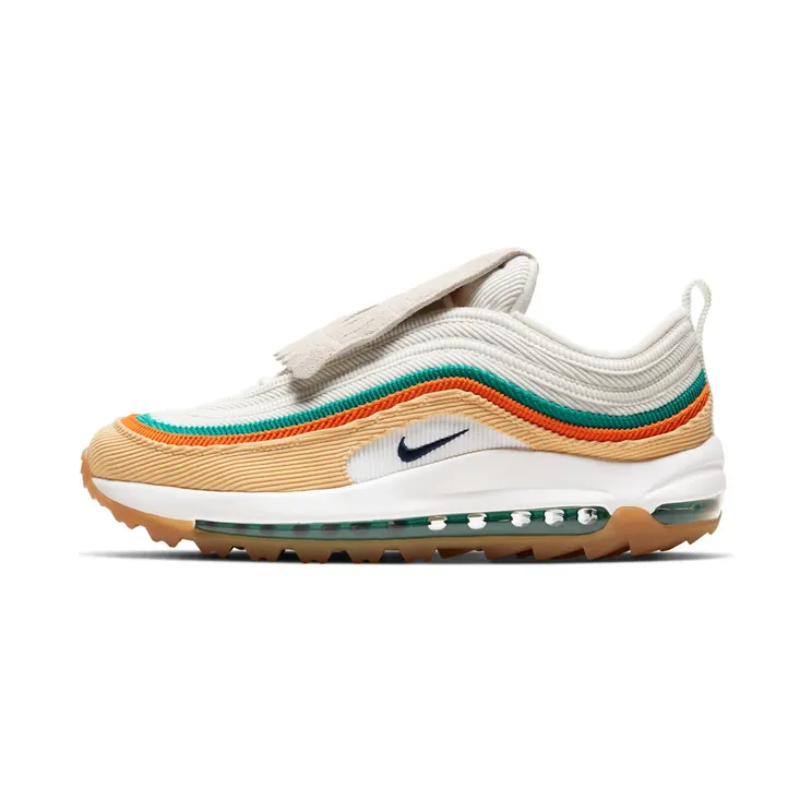 Nike Air Max 97 Golf NRG ‘Lucky and Good’ “Celestial Gold / Sail / Neptune Green / Obsidian” (CJ0563-200)