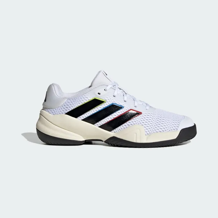 adidas Barricade Kids Tennis “Cloud White / Core Black / Core Black” (KI3607)