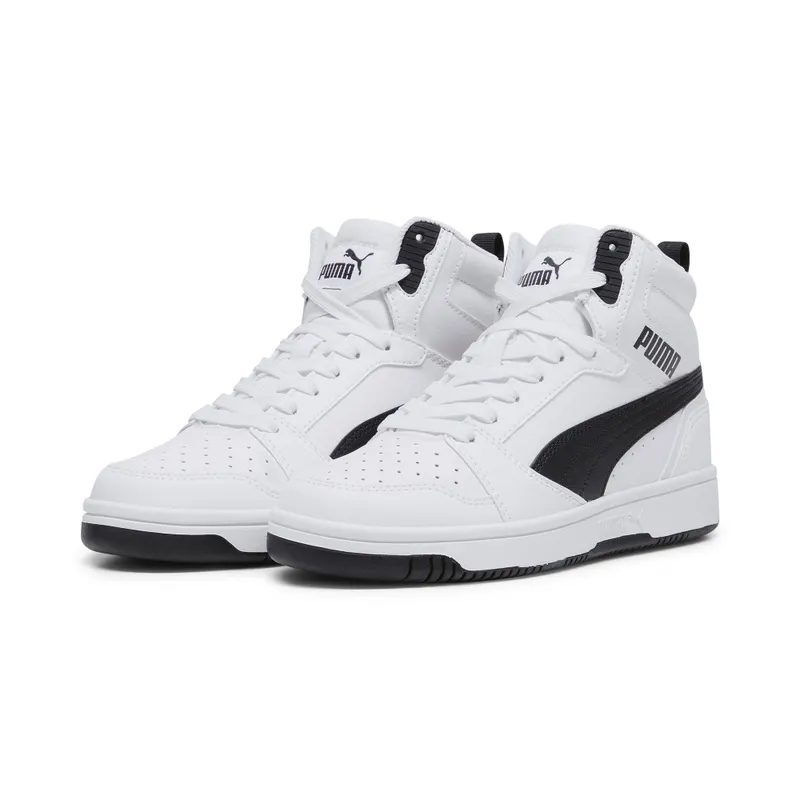 Puma Rebound V6 Mid “Puma White / Puma Black” (393831_02)