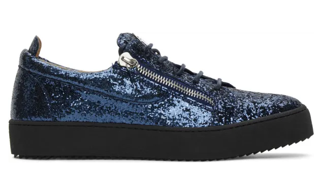 Giuseppe Zanotti Blue Glitter May London Sneakers (RU00007-85955)