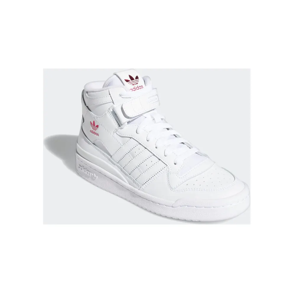 Adidas Forum Mid Cloud White / Cloud White / Shock Pink (G57984)
