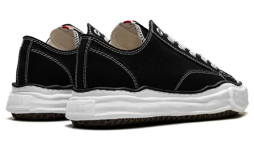 Maison Mihara Yasuhiro Peterson OG Sole Canvas Low “BLACK” (A01FW702-BLK) (2)