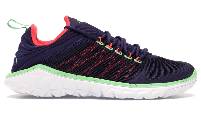 Jordan Flight Flex Trainer Ink/Lt Psn Green-Infrrd 23-White (654268-532)