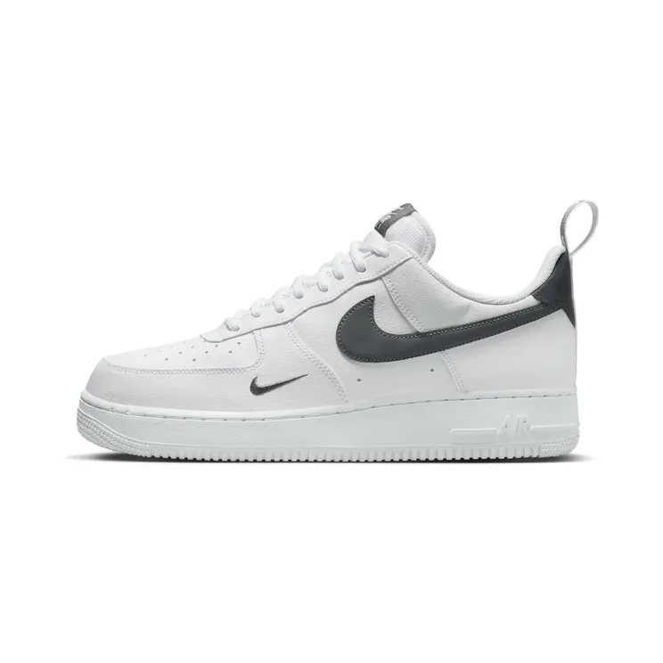 Nike Air Force 1 Low Heel Tab “White / Metallic Dark Grey” (DX8967-100)