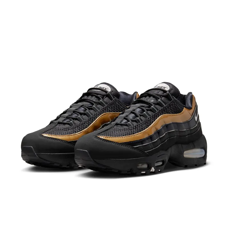 Nike Air Max 95 Black / Light Charcoal / Metallic Gold (IR1129-001)