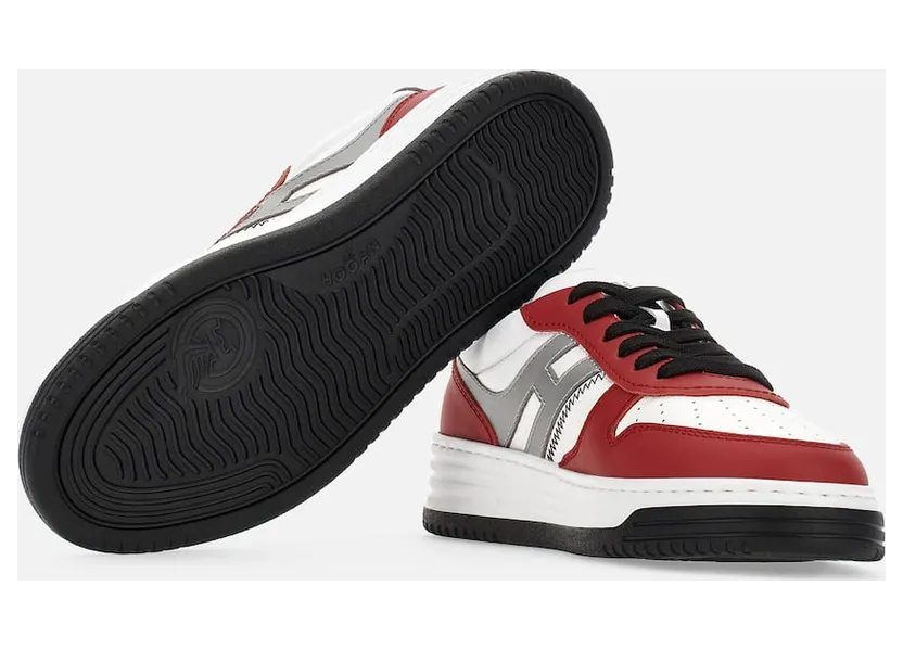 Sneakers Hogan H630 White Red (HXM6300EU53OI50PD9) (4)