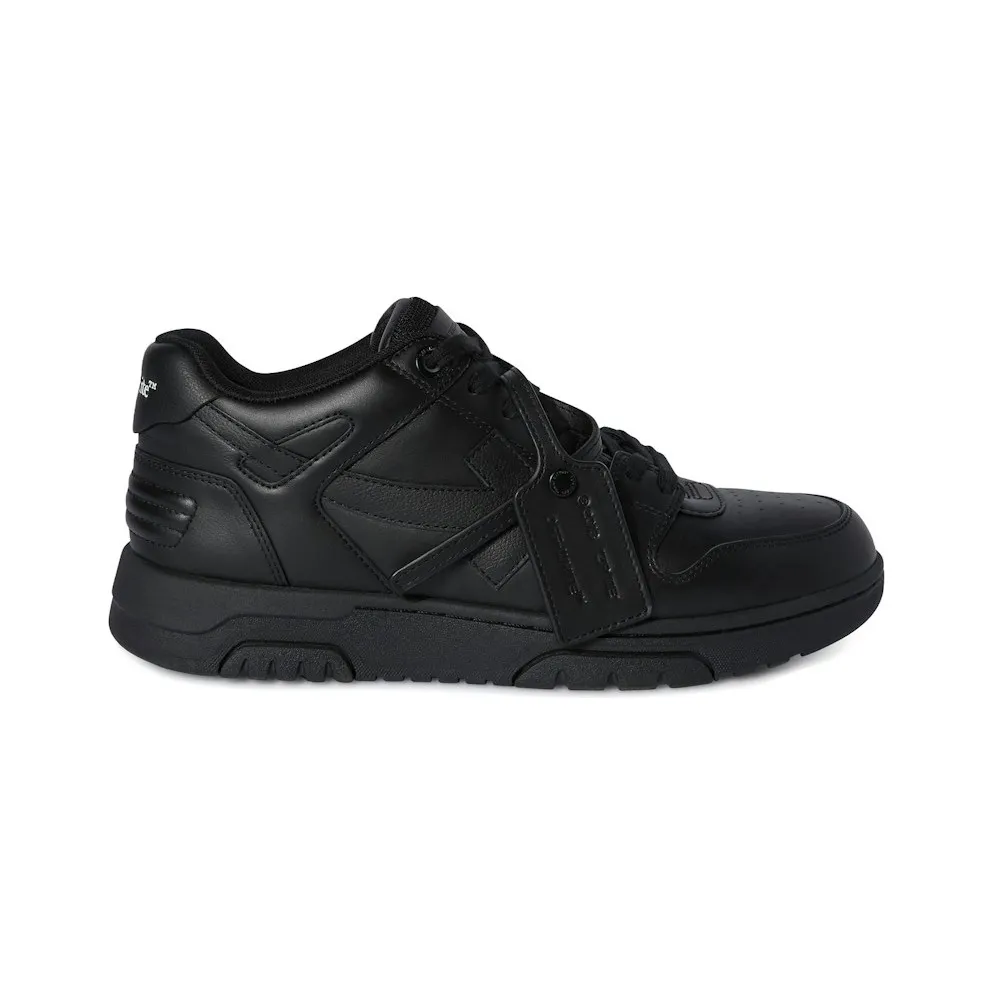 OFF-WHITE Out Of Office OOO Low Tops Triple Black (OMIA189C99LEA0131010)