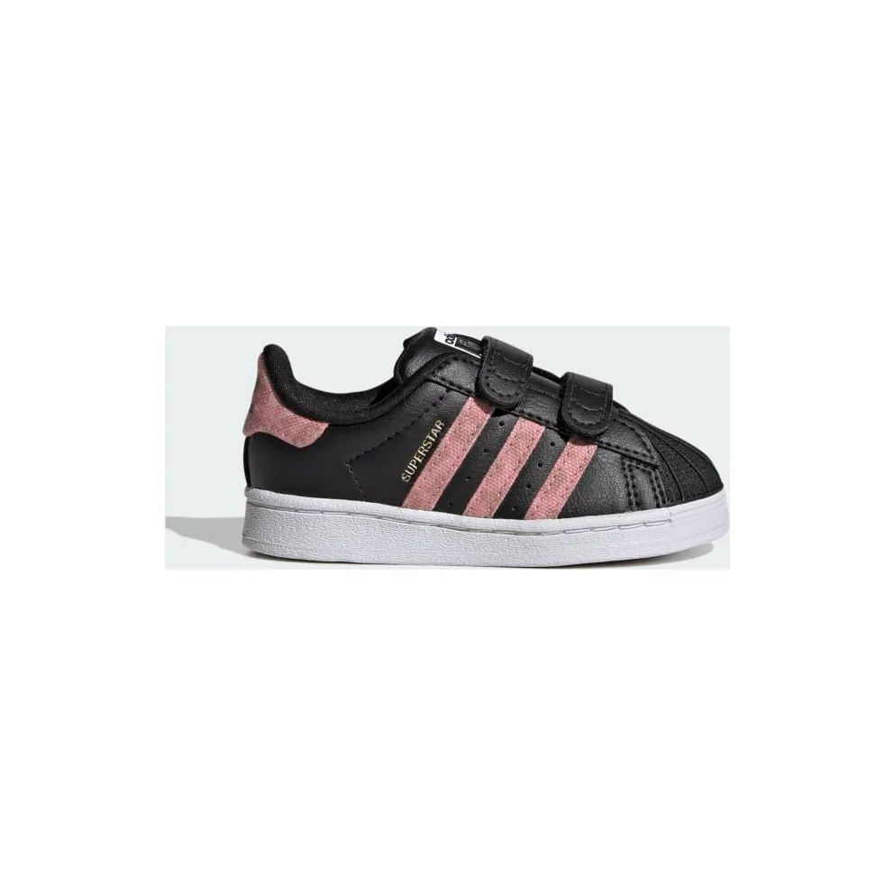 adidas Superstar Comfort Closure Kids Schuh Core Black / Core Black / Gold Metallic (ID7265)