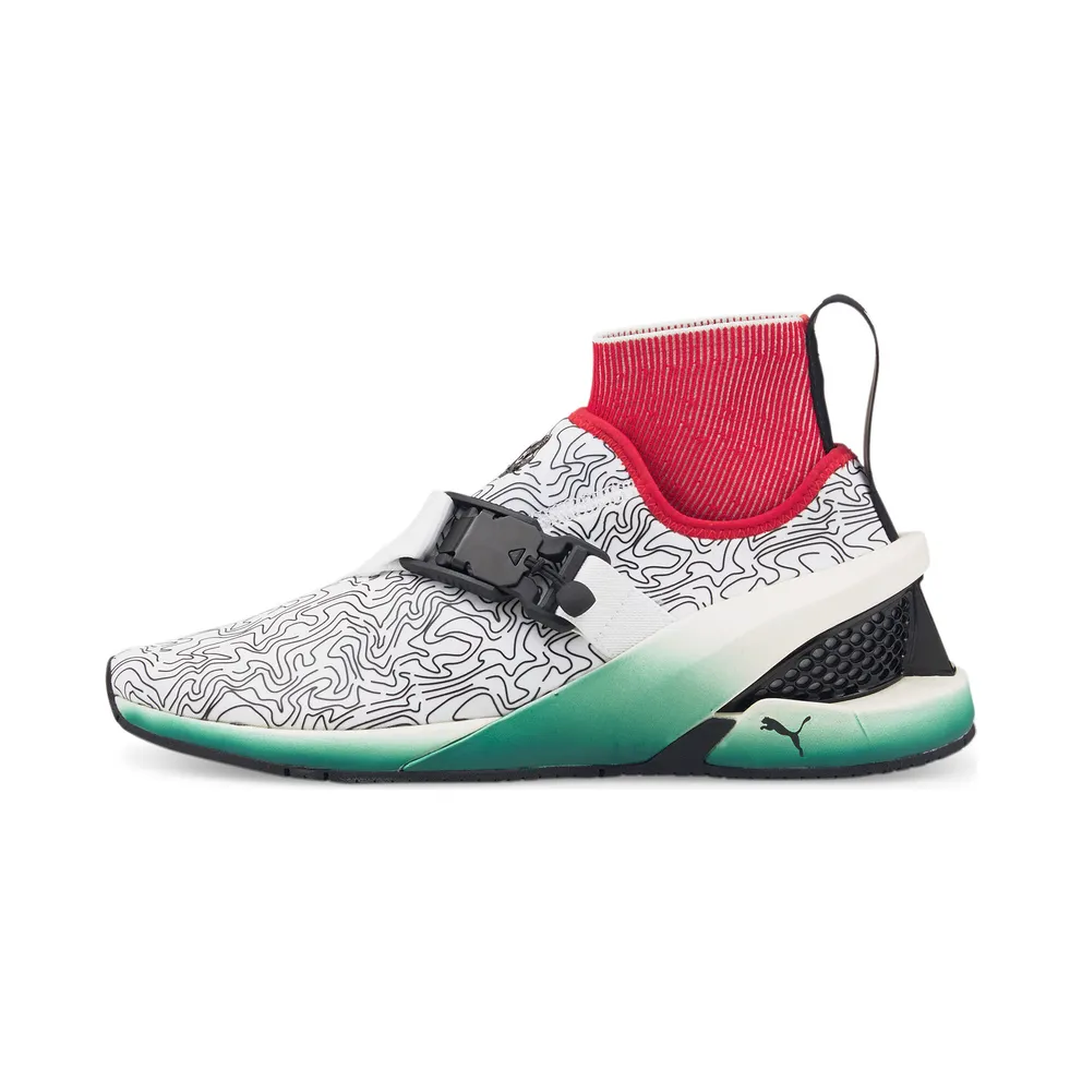 Puma Ferrari IONF POOL Shoes White/Green (307112-01)