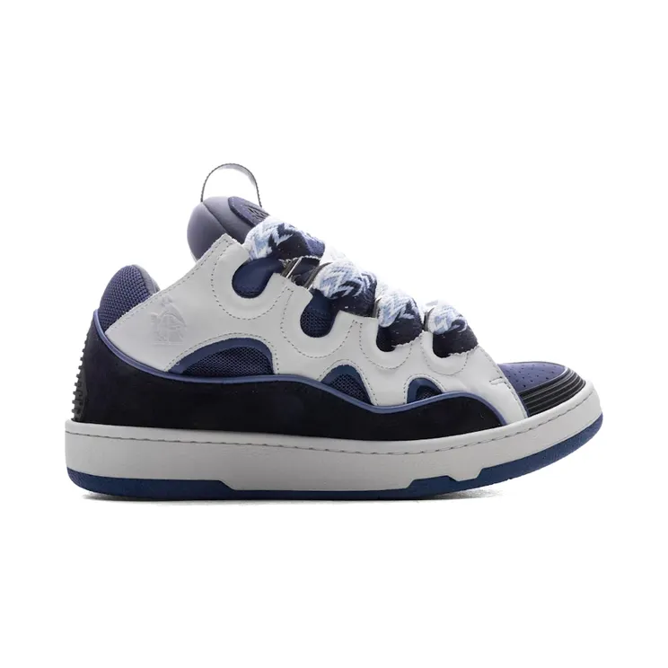 Lanvin Leather Curb Black Navy White (FU-SKDK12-BICO-E25-1029)