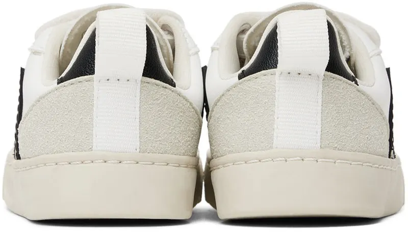 Veja Baby White & Black Vegan V-10 Velcro (CV0702565)