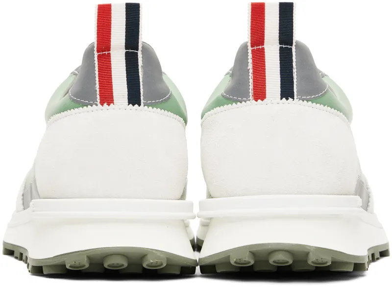 Thom Browne Green Reflective Nylon Tech Sneakers (MFD239A-F0089)