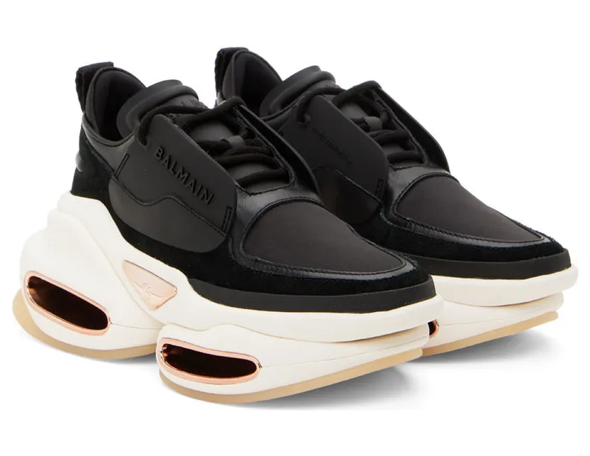Balmain Black B-Bold Sneakers (YN1VI541LSHD) (4)