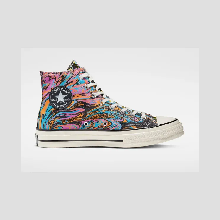 Converse Chuck 70 High ‘Marble’ Egret/Multi/Black (167373C)