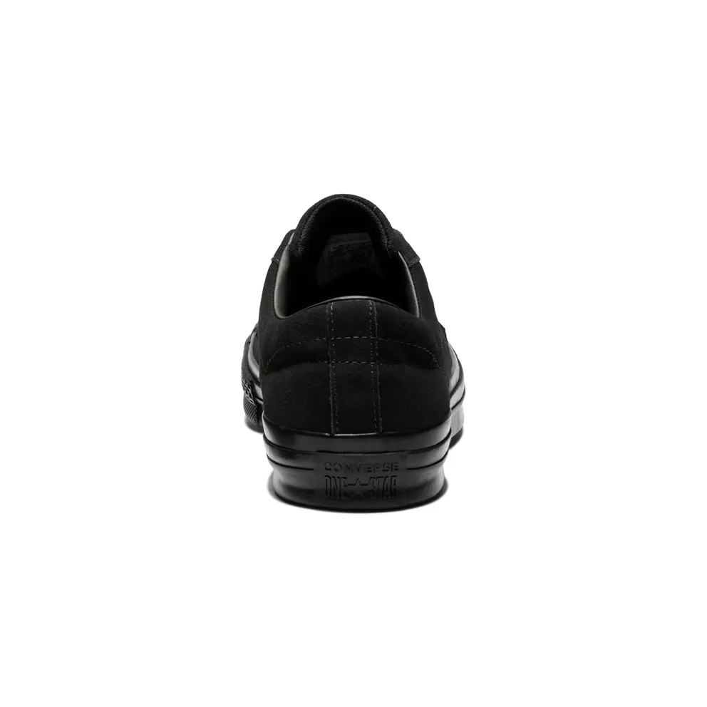 Converse One Star Suede Triple Black Low Top (162950C)