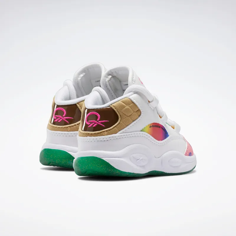 Adidas Candy Land Question Mid White / Pixie Pink / Goal Green (H05605)