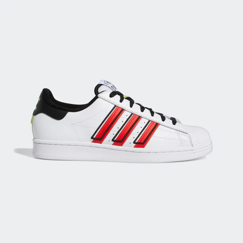 Adidas Superstar Cloud White / Vivid Red / Solar Yellow (GX6026)