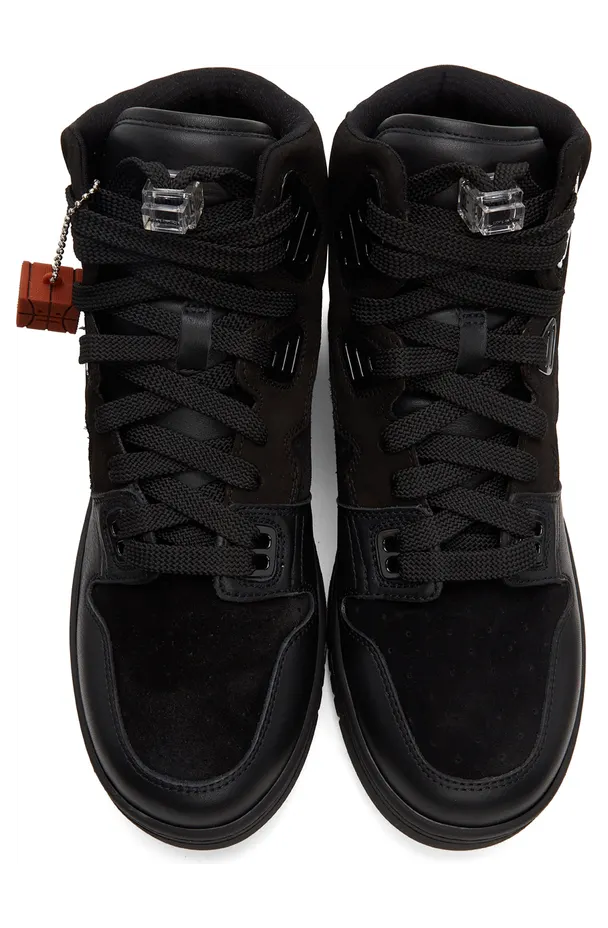 Acne Studios White & Grey High Mix Sneakers (BD0170-) (5)