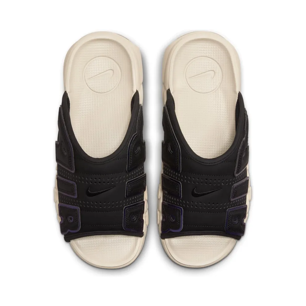Nike Air More Uptempo Slide Black Sanddrift Iridescent (FB7799-001)