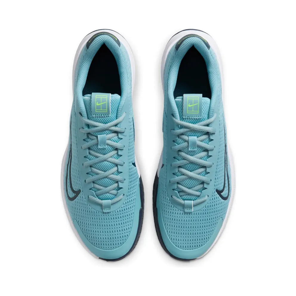 Nike Court Vapor Lite 2 HC Denim Turquoise Volt Armory Navy (DV2018-401)