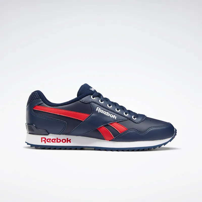 Reebok Royal Glide Ripple Clip Collegiate Navy / Vector Red / White