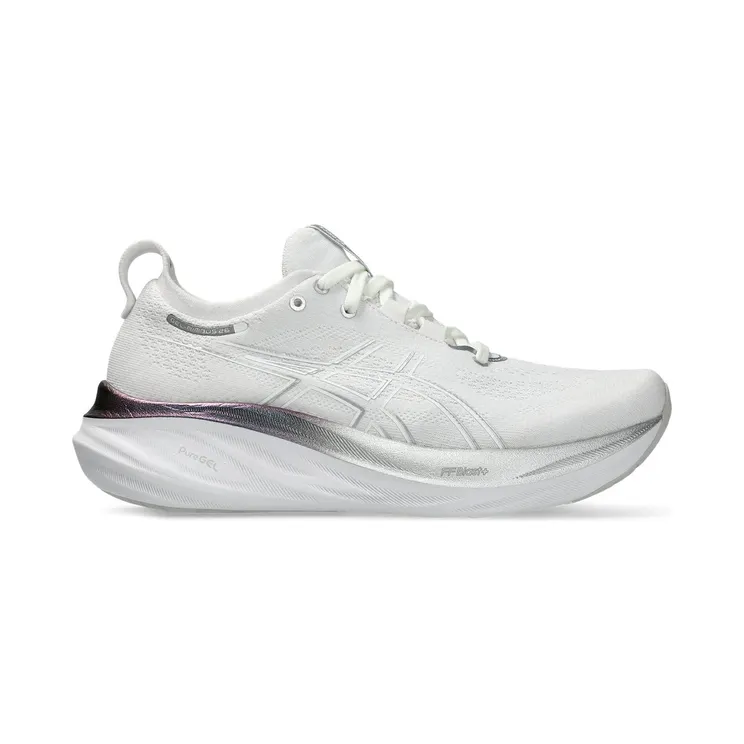 ASICS Gel-Nimbus 26 Platinum Real White Pure Silver (1012B720-100)