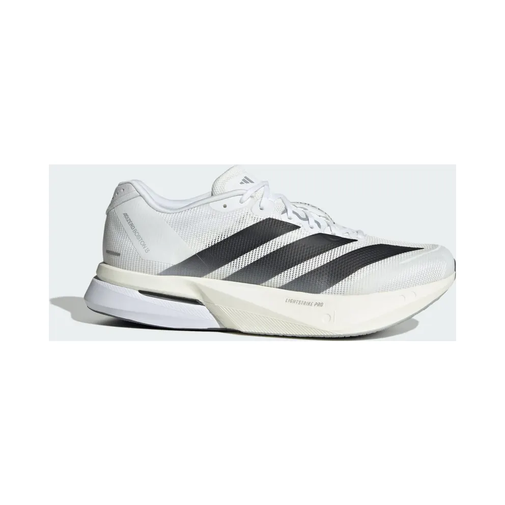 adidas Adizero Boston 13 Cloud White Core Black Dash Grey (JS4939)