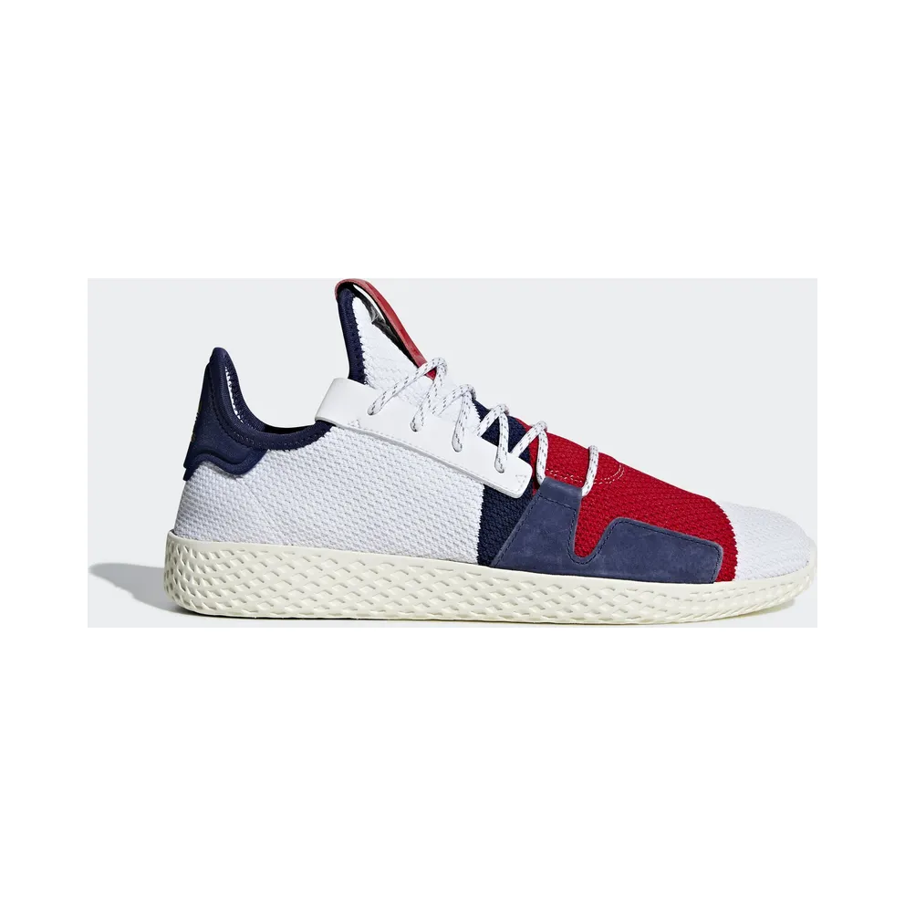 adidas Tennis Hu V2 Pharrell x Billionaire Boys Club Cloud White/Scarlet/Blue (BB9549)