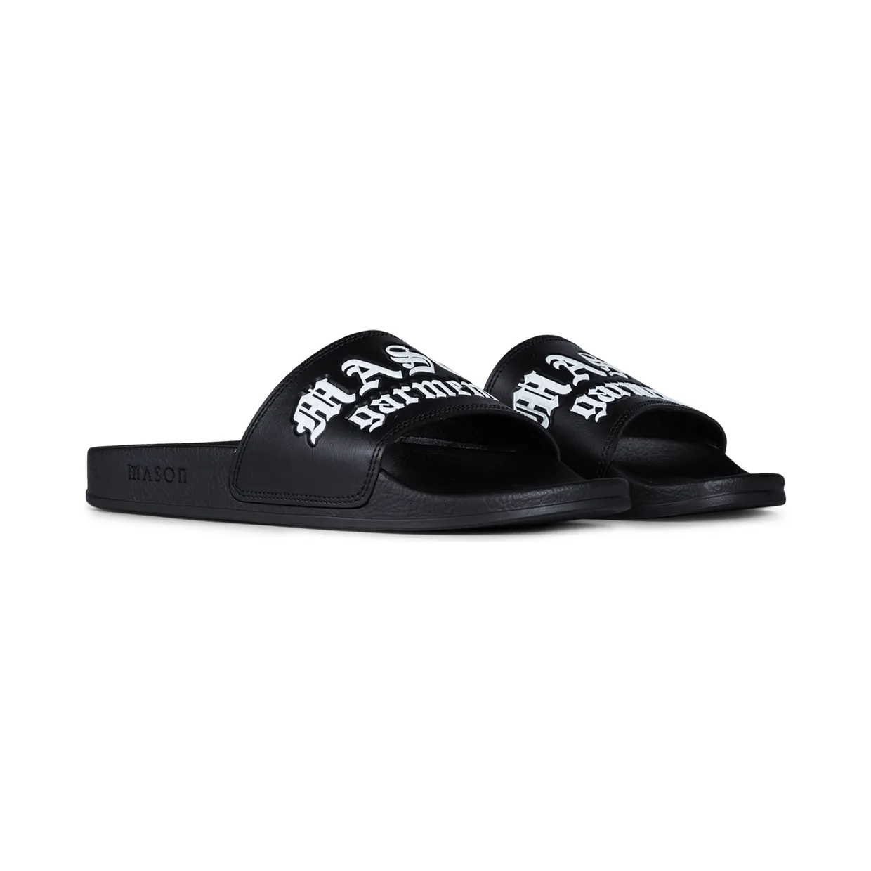 Mason Garments Slides – Black Schwarz (ACC-1A)