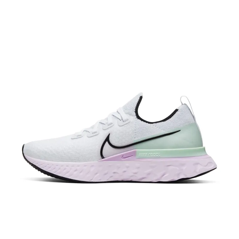 Nike React Infinity Run Flyknit White Iced Lilac (W) White/Iced Lilac/Pistachio Frost (CD4372-100)