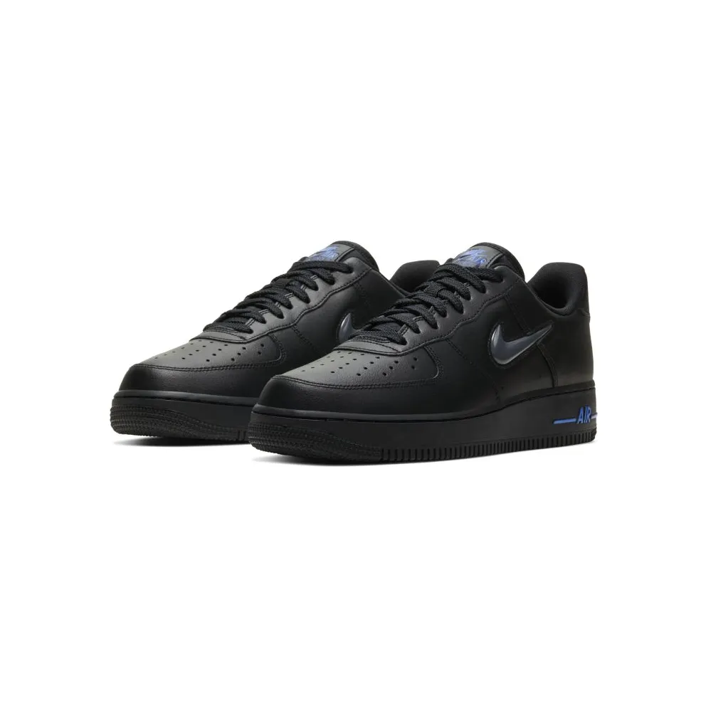 Nike Air Force 1 Low Jewel Black Grey Royal Black/Wolf Grey-Game Royal (CT3438-002)