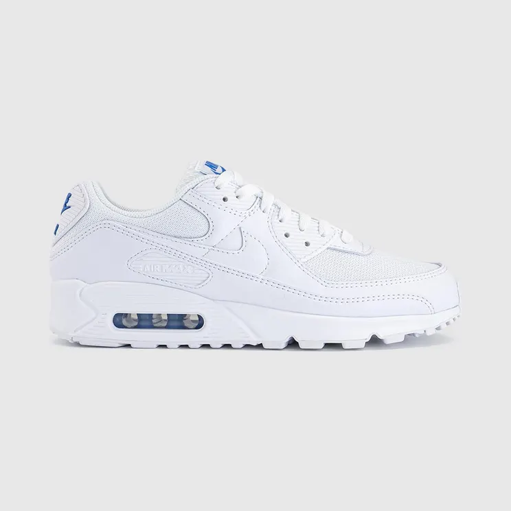 Nike Air Max 90 White / White / Blue Crystal (DM0029-123)