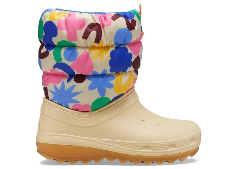 Crocs Classic Neo Puff Boot Shiitake Multi (210410-2ET)