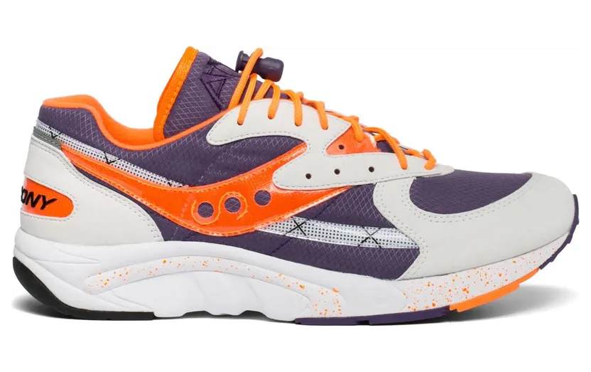 Saucony Aya Purple Orange Brand New (S70460-1)