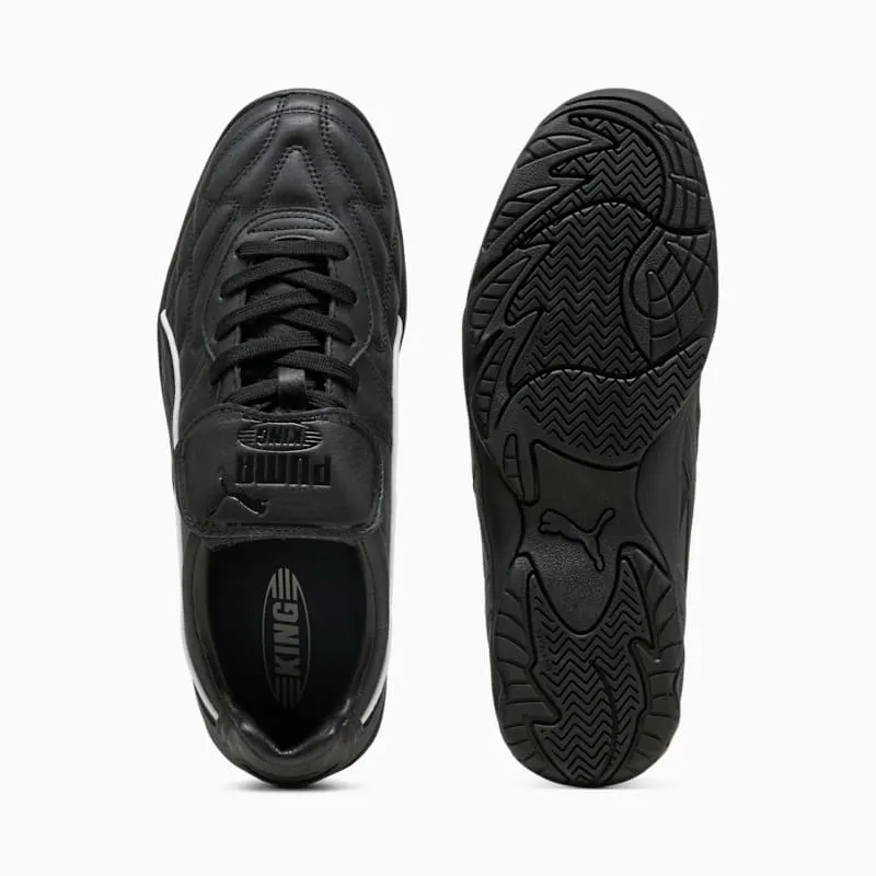 Puma King Indoor Premium Black White Stripe (404363-02)