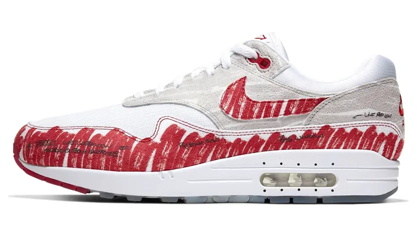 Nike Air Max 1 Tinker Sketch To Shelf – White Red (CJ4286-101)