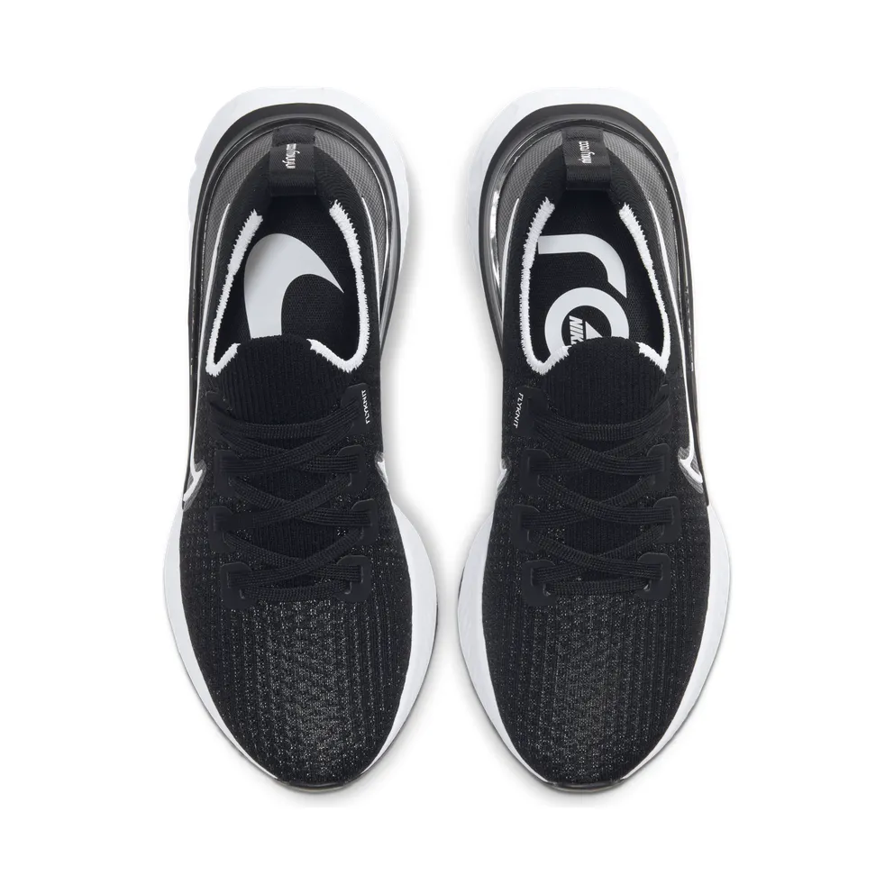 Nike React Infinity Run Black White (W) Black/White-Dark Grey (CD4372-002)