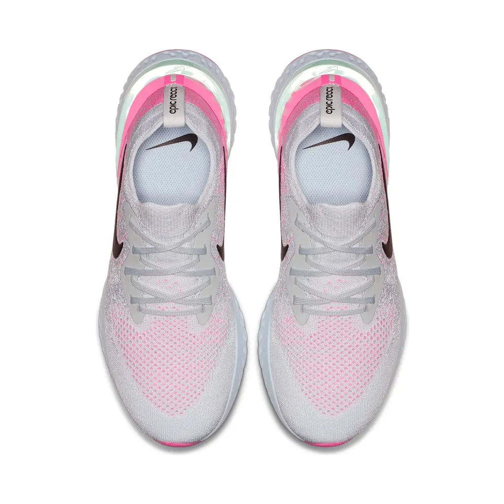 Nike Epic React Flyknit First Blush Pure Platinum/Black-Hydrogen Blue (AQ0067-007)