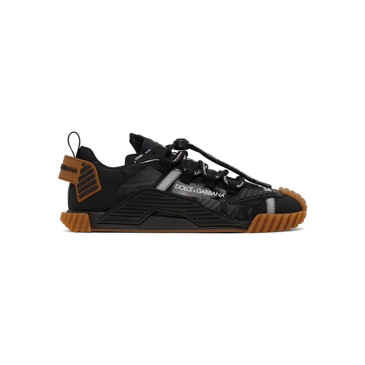 Dolce & Gabbana Black & Tan NS1 Sneakers (CS1770 AJ969)